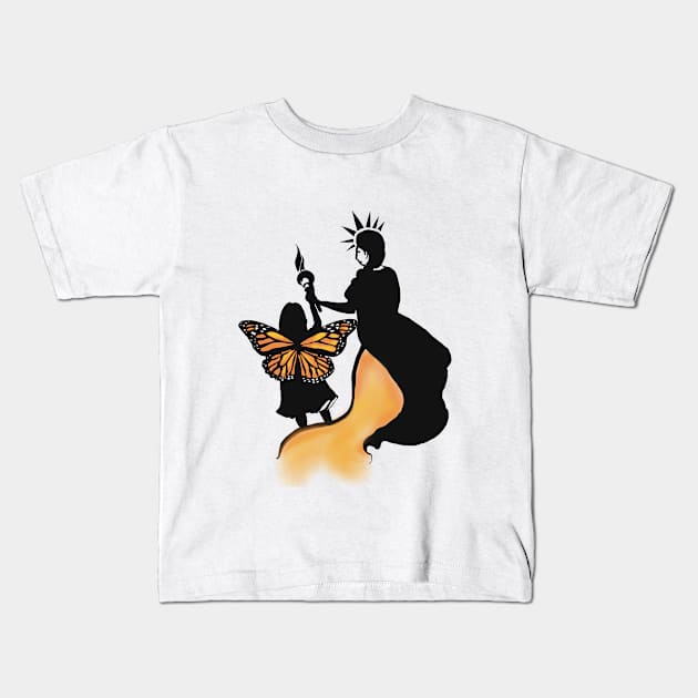 Madres Emigrantes Kids T-Shirt by OCJF